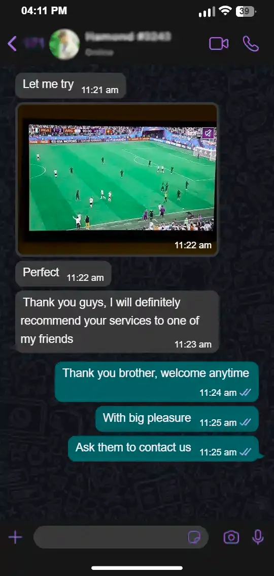 IPTV happy customer 8